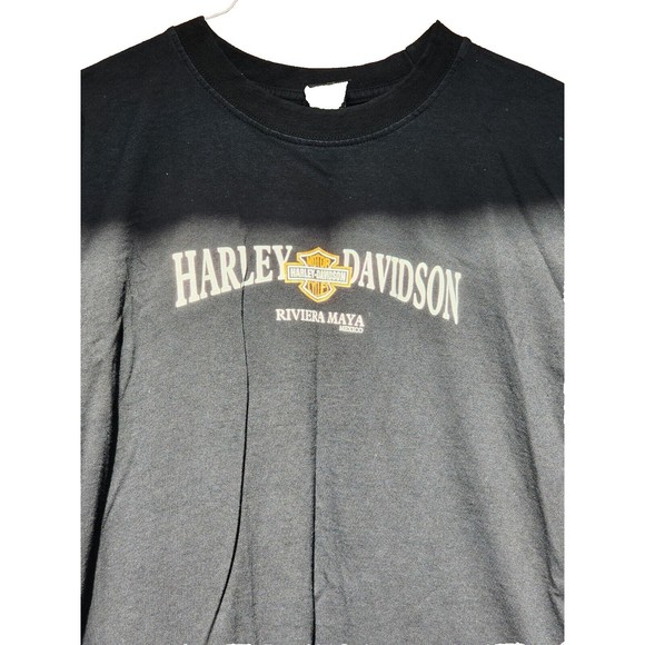 Harley Davidson Riviera Maya Mexico Black T-Shirt Plus Size 2X - Picture 4 of 6